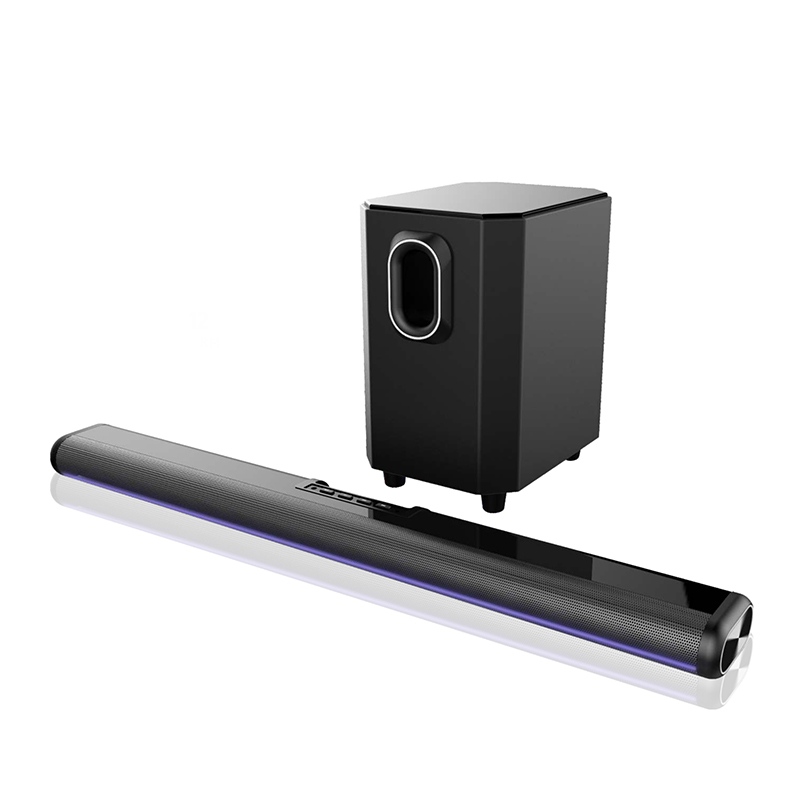 High-Power Output TV Soundbar with Dynamic RGB Lighting | Immersive Audio-Visual Experience | Soundbar Manufacturer