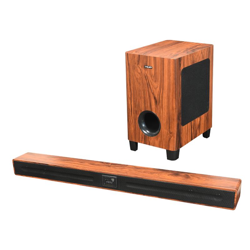 Premium Wooden Cabinet Soundbar System | Natural Acoustic & Upscale Finish | Custom OEM/ODM Soundbar Solutions