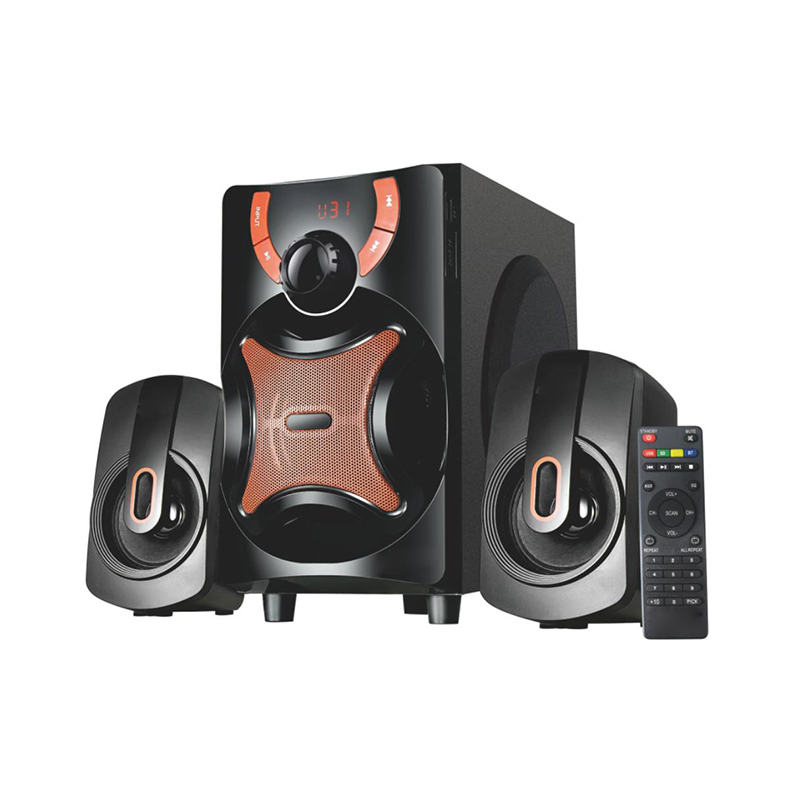 Front-Firing 2.1 Multimedia Subwoofer with Custom Color Grille | Unique Acoustic Design & Visual Impact | Innovative Speaker System Designer