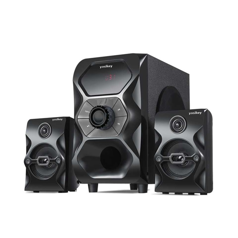 Feature-Rich 2.1 Multimedia Speaker with Bluetooth, Display & Remote | All-in-One User Convenience | Advanced Multimedia System Supplier