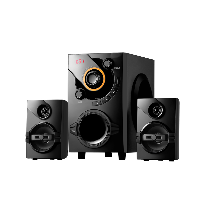 Aggressive Design 2.1 Multimedia Gaming Speakers | Bold Aesthetic for Gaming Setups | Dedicated Gaming Peripheral Manufacturer